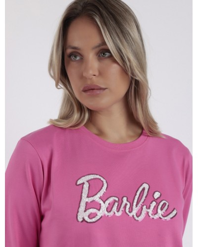 BARBIE Pijama de Dona de Màniga Llarga Vichy Mood en Rosa