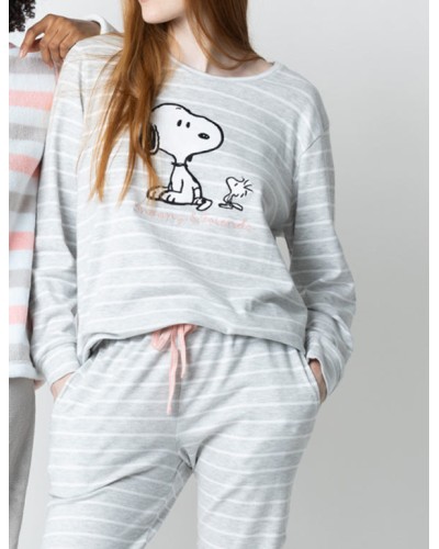 Pijama de màniga llarga de Snoopy i els seus amics